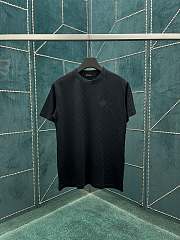 LV Damier Cotton Piqué T-Shirt Black 1AFRAJ - 1