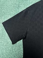 LV Damier Cotton Piqué T-Shirt Black 1AFRAJ - 6