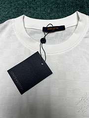 LV Damier Cotton Piqué T-Shirt White 1AFRAC - 5