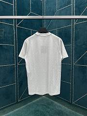 LV Damier Cotton Piqué T-Shirt White 1AFRAC - 2