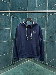 LV Cotton Jersey Hoodie Navy Blue 1AFR32 - 5