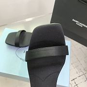 Prada Satin Sandals Black 3.5cm - 2