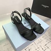 Prada Satin Sandals Black 3.5cm - 4