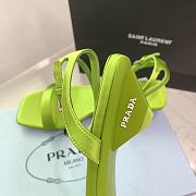 Prada Satin Sandals Fern Green 3.5cm - 2