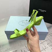 Prada Satin Sandals Fern Green 3.5cm - 3