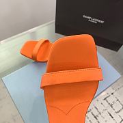 Prada Satin Sandals Fern Orange 3.5cm - 6