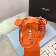 Prada Satin Sandals Fern Orange 3.5cm - 5