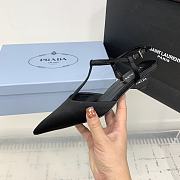 Prada Satin Slingback Pumps Black 3.5cm - 3