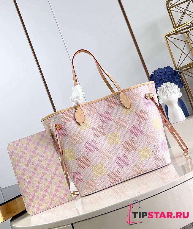 Louis Vuitton N40668 Neverfull MM Peach 31x28x14cm - 1