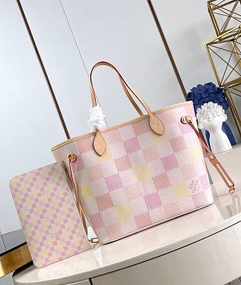 Louis Vuitton N40668 Neverfull MM Peach 31x28x14cm