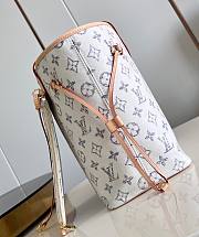 LV Neverfull MM Multicolor Beige M24905 Nautical 31x28x14cm - 6