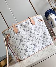 LV Neverfull MM Multicolor Beige M24905 Nautical 31x28x14cm - 4