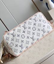 LV Neverfull MM Multicolor Beige M24905 Nautical 31x28x14cm - 5