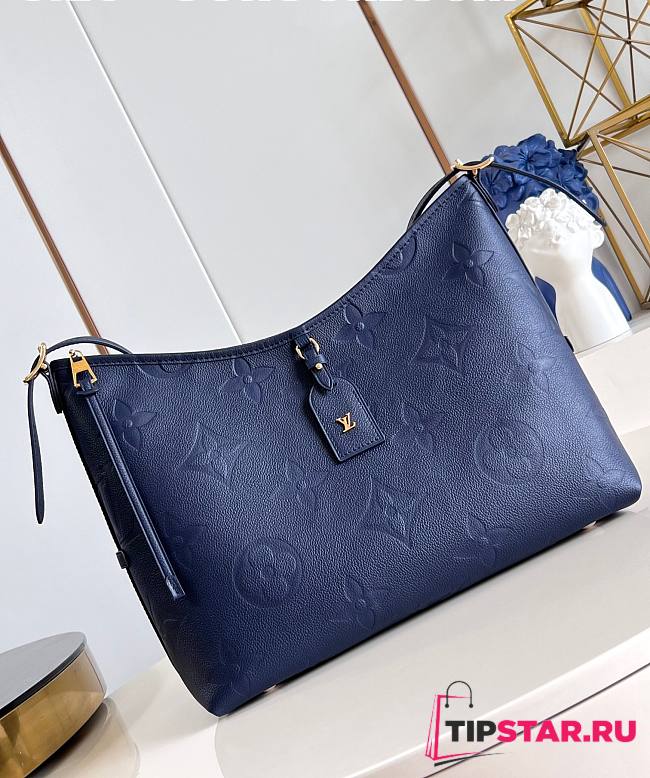 LV CarryAll MM Navy Blue M46669 39x30x15cm - 1