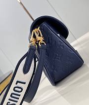 LV Diane Bag Navy Blue M47161 Nautical 24x15x9cm - 2