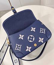 LV Diane Bag Navy Blue M47161 Nautical 24x15x9cm - 4