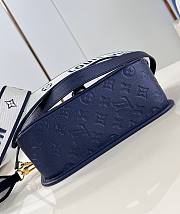 LV Diane Bag Navy Blue M47161 Nautical 24x15x9cm - 5