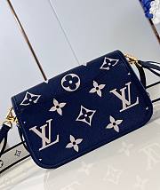 LV Diane Bag Navy Blue M47161 Nautical 24x15x9cm - 6