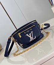 LV Mini Bumbag Navy Blue M85636 Nautical 17x12x9.5cm  - 1