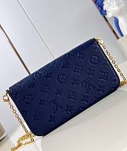 LV Félicie Pochette Navy Blue M83589 21x12x3cm - 5