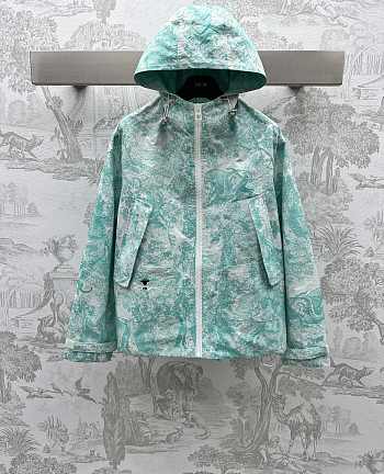 Dior Dioriviera Hooded Anorak White and Green