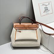 Hermes Herbag Zip 31 Brown/ Brown - 5