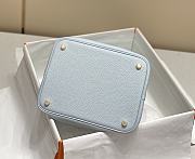 Hermes Picotin 22 Togo Holy Grail Blue Gold Hardware - 6