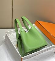 Hermes Picotin 22 Togo Avocado Green Gold Hardware - 4