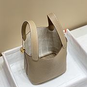 Hermes Picotin 18 Togo Turtledove Gray Gold Hardware - 6