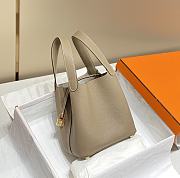 Hermes Picotin 18 Togo Turtledove Gray Gold Hardware - 4