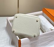 Hermes Picotin 18 Togo Milkshake White Gold Hardware - 3