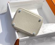 Hermes Picotin 18 Togo Milkshake White Silver Hardware - 4