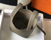 Hermes Picotin 18 Togo Elephant Gray Gold Hardware - 6