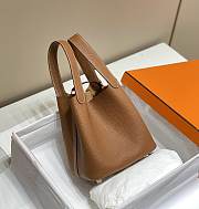 Hermes Picotin 18 Togo Gold Brown Gold Hardware - 4