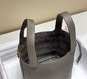 Hermes Picotin 18 Togo Cumulonimbus Gray Gold Hardware - 4