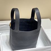 Hermes Picotin 18 Togo Black Gold Hardware - 5