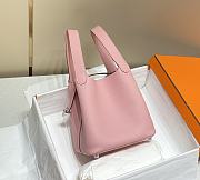 Hermes Picotin 18 Togo Pink Silver Hardware - 4