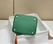 Hermes Picotin 22 Togo Emerald Silver Hardware - 2