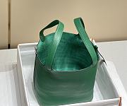 Hermes Picotin 22 Togo Emerald Silver Hardware - 3