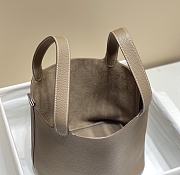 Hermes Picotin 22 Togo Elephant Gray Silver Hardware - 2