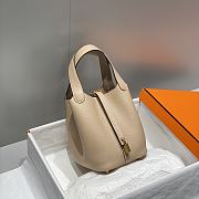 Hermes Picotin 18 Togo Beige Gold Hardware - 5