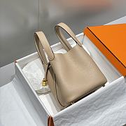 Hermes Picotin 18 Togo Beige Gold Hardware - 4