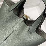 Hermes Picotin 18 Togo Almond Green Gold Hardware - 3