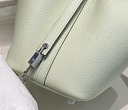 Hermes Picotin 18 Togo Green Pastel Silver Hardware - 3