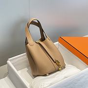 Hermes Picotin 18 Togo Milk Tea Gold Hardware - 5