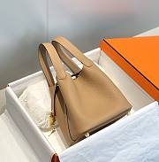 Hermes Picotin 18 Togo Milk Tea Gold Hardware - 3