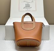 Hermes In The Loop 18 Gold Brown Silver Hardware - 6