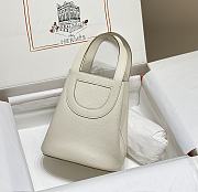 Hermes In The Loop 18 White Silver Hardware - 4