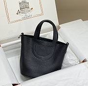 Hermes In The Loop 18 Black Silver Hardware - 1