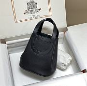 Hermes In The Loop 18 Black Silver Hardware - 5